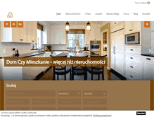 Tablet Screenshot of domczymieszkanie.pl